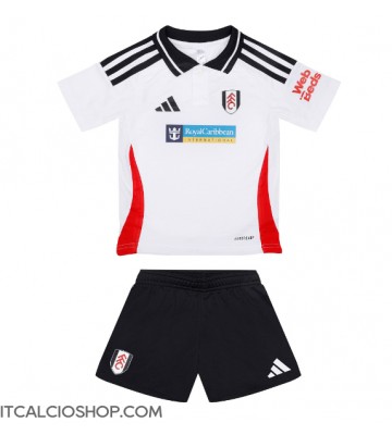 Fulham Prima Maglia Bambino 2024-25 Manica Corta (+ Pantaloni corti)